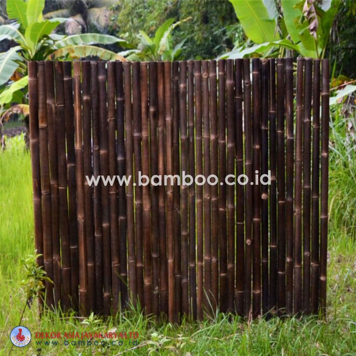 Black Bamboo Full Raft Panel - Bamboo Panels